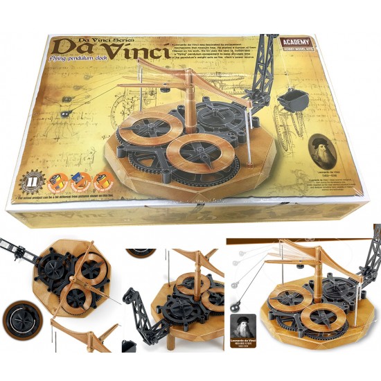 Leonardo da Vinci Flying Pendulum Clock 