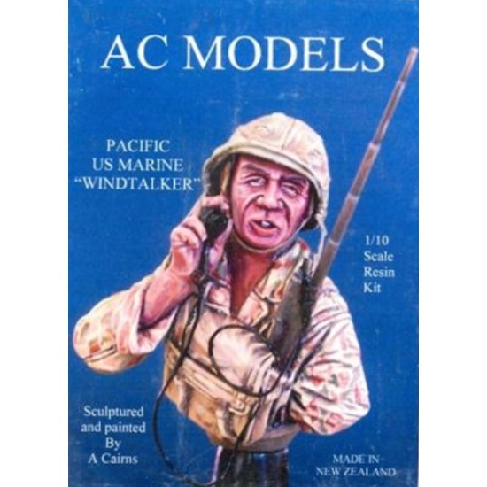 1/10 WWII US Marine Radioman "Windtalker" Pacific (1 Resin Bust)
