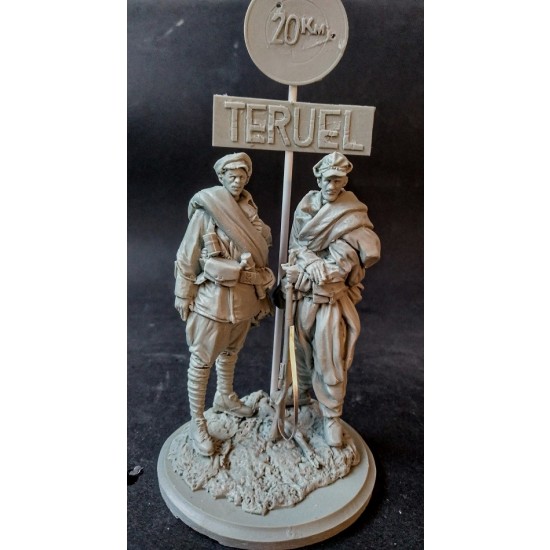 75mm Scale Spanish Civil War Republicans, Battle of Teruel (2 figures)