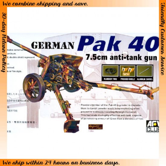 1/35 German Pak 40 75mm Anti-tank Gun