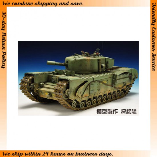 1/35 Churchill Mk V British Infantry Tank 95mm/L23 Howitzer
