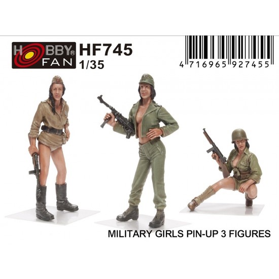 1/35 Pin-up Military Girls (3 Figures)