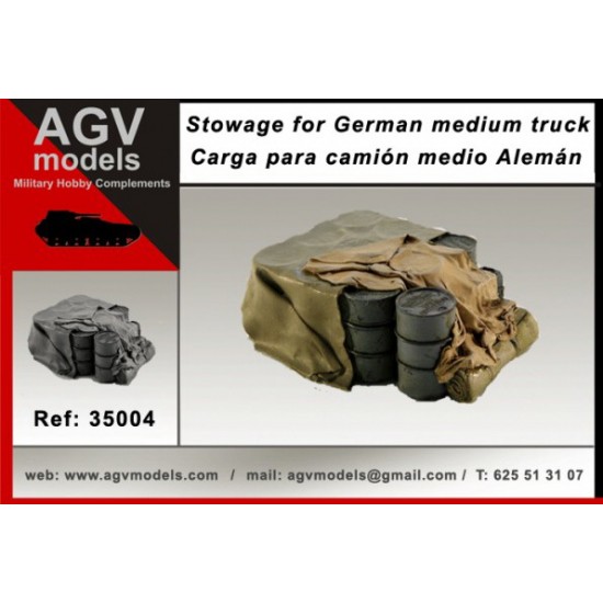1/35 German Medium Truck Opel Blitz, Ford V3000 Stowage Set