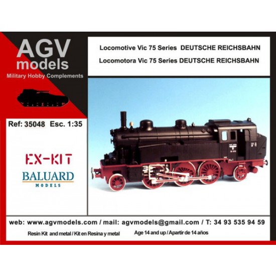 1/35 German Reich Railway Locomotive Vic 75 Series (BR-75)