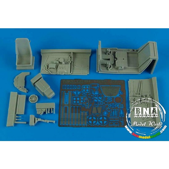 1/32 Bf 109F-2/F-4 Early Cockpit Set for Hasegawa kit