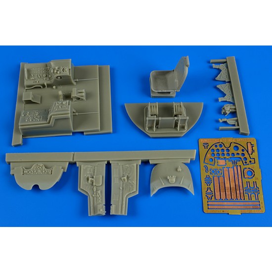 1/32 Douglas A-1D (AD-4) Skyraider Cockpit set for Trumpeter kit