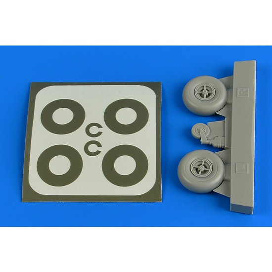 1/32 Bucker Bu 131 Wheels & Paint Masks 