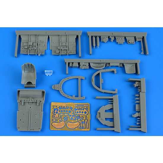 1/32 Macchi C.205V Serie I Cockpit Set for Italeri kits