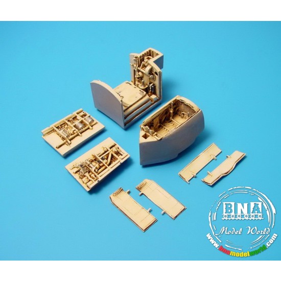 1/48 AV-8B Harrier II Wheel Bay for Hasegawa kit