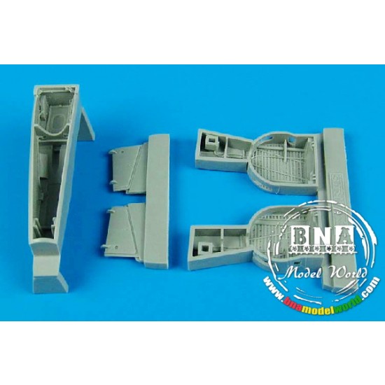 1/48 P-39 Airacobra Wheel Bays for Hasegawa kit