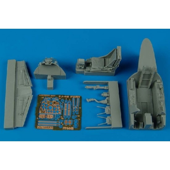 1/48 FJ-4B Fury Cockpit Set for HobbyBoss kit