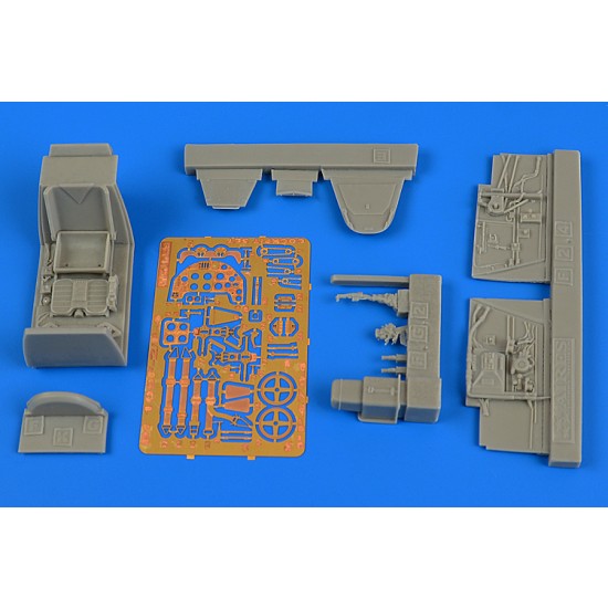 1/48 Messerschmitt Bf-109F-2/F-4 Cockpit Set for Eduard kit