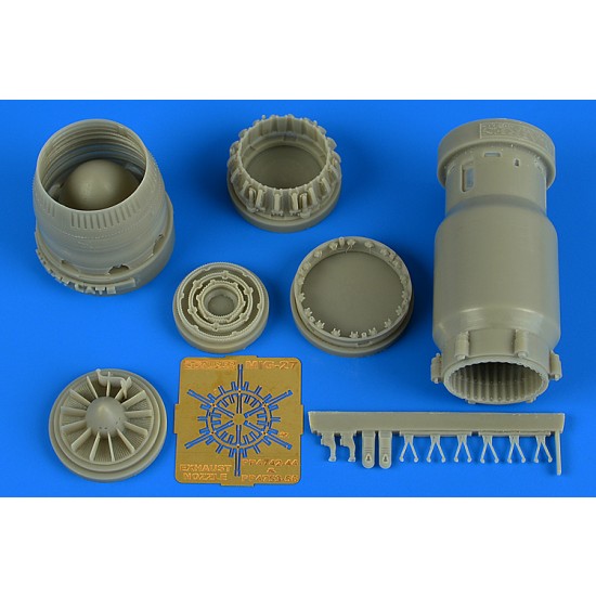1/48 Mikoyan MiG-27 Flogger Late Exhaust Nozzle -Opened for Trumpeter kits