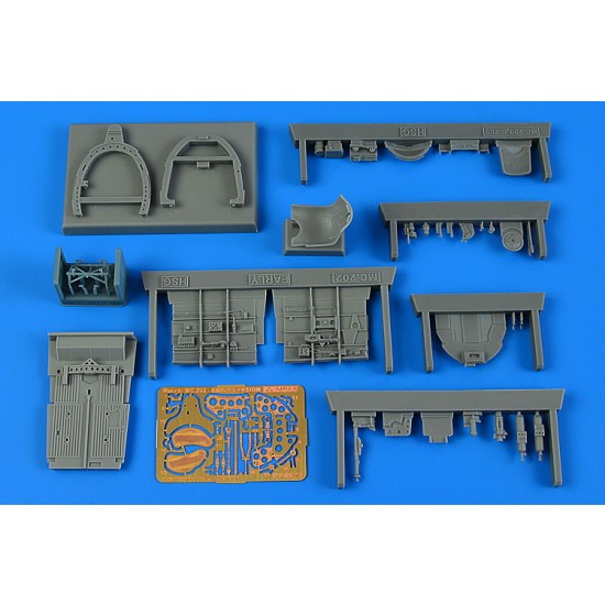 1/48 Macchi Mc.202 Cockpit Set Early Version for Hasegawa kits