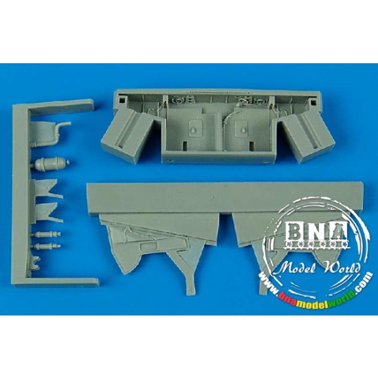 1/72 Hawker Hurricane Mk.I/II Wheel Bay for Hasegawa kit