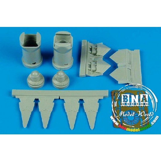1/72 F-22A Raptor Exhaust Nozzles for Revell kit