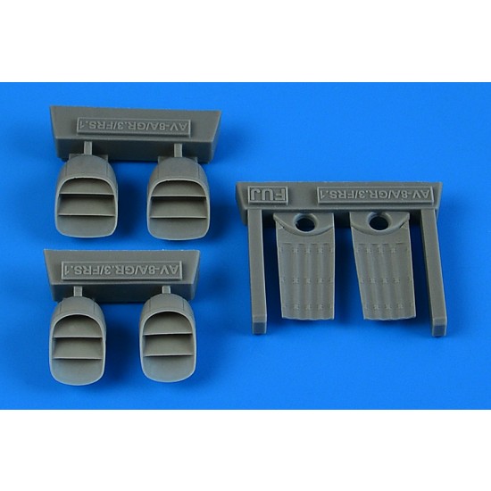 1/72 Harrier AV-8A/GR.1/Gr.3/FRS.1 Exhaust Nozzles for Fujimi kits
