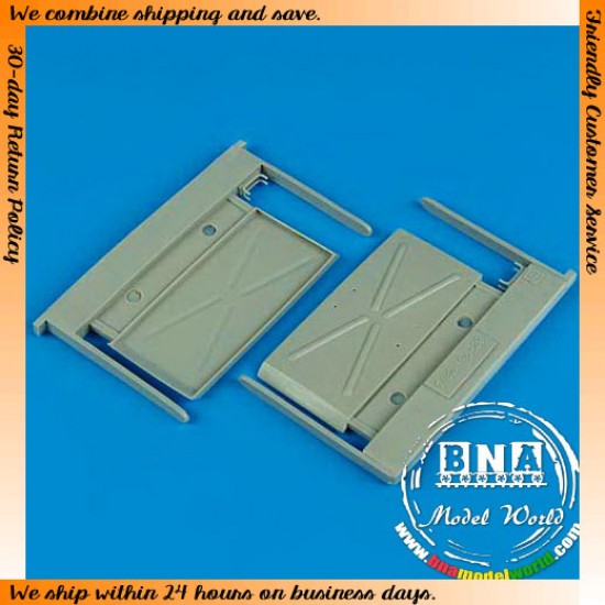 1/32 MIG-29A Fulcrum Intake Covers (A) for Trumpeter kit