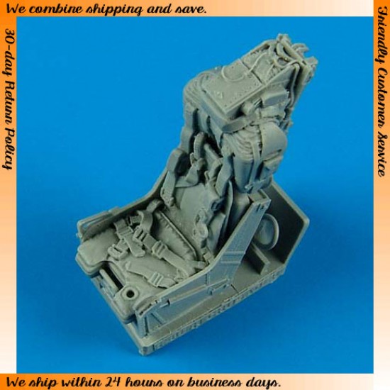 1/32 Vought F-8E/F-8J Crusader Ejection Seat with safety belts for Trumpeter kits 