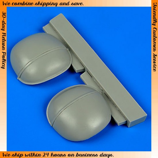 1/32 Messerschmitt Bf-109G-6 Correct Gun Bulges for Revell kit