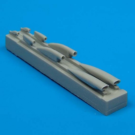 1/48 Mikoyan-Gurevich MiG-21MF Air Cooling Scoops for Academy kit