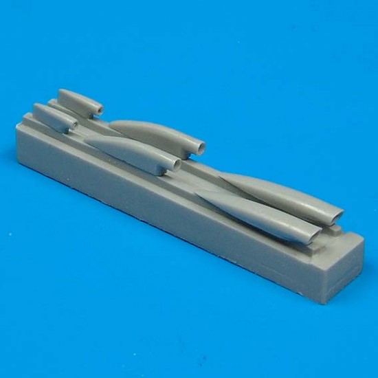 1/48 Mikoyan-Gurevich MiG-21PFM Air Cooling Scoops for Academy kit
