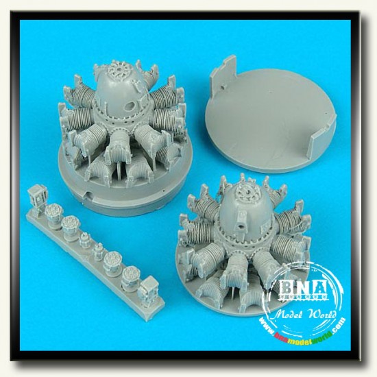 1/48 P-61 Black Widow Engines for Monogram kit