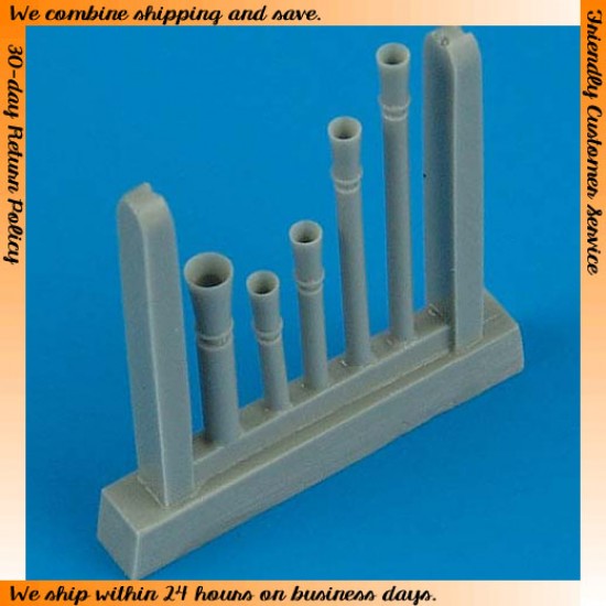 1/48 Lockheed P-38M Lightning Gun Barrels for Academy kit