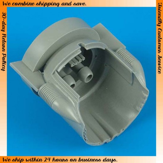 1/48 Focke-Wulf Fw 190A-5/A-6 Trop Cowling with Exhaust for Eduard kit