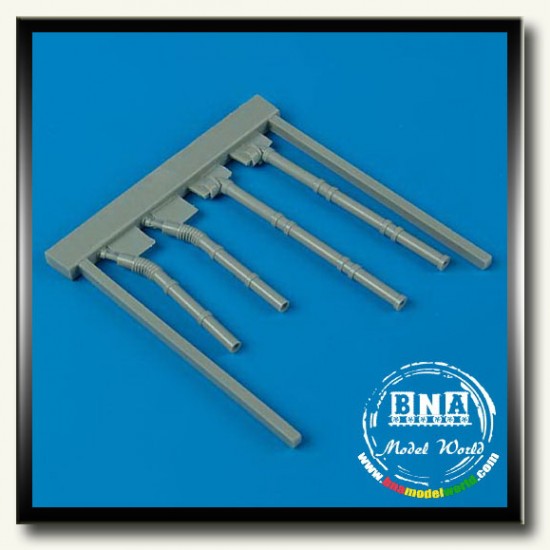1/48 Vickers Wellington Fuel Outlet Pipe -Opened Flaps for Trumpeter kit