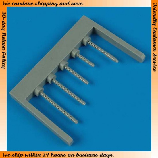 1/48 Lockheed P-38 Lightning Gun Barrels for Hasegawa kit