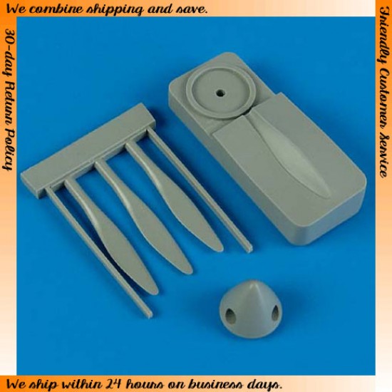 1/48 Hawker Hurricane de Havilland Propeller w/tool for Hasegawa kits 