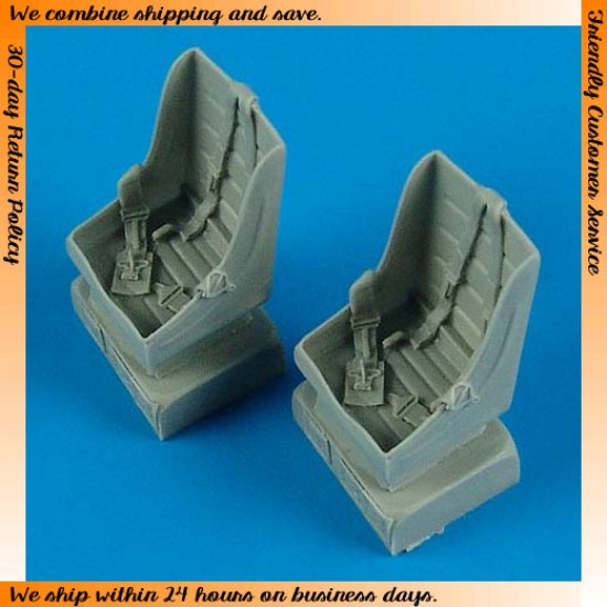 1/48 North-American T-28B/T-28D Trojan Seats with safety belts for Roden kits 