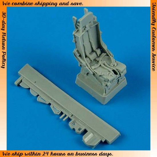 1/48 Republic F-105D Thunderchief Ejection Seat with safety belts for HobbyBoss / Monogram