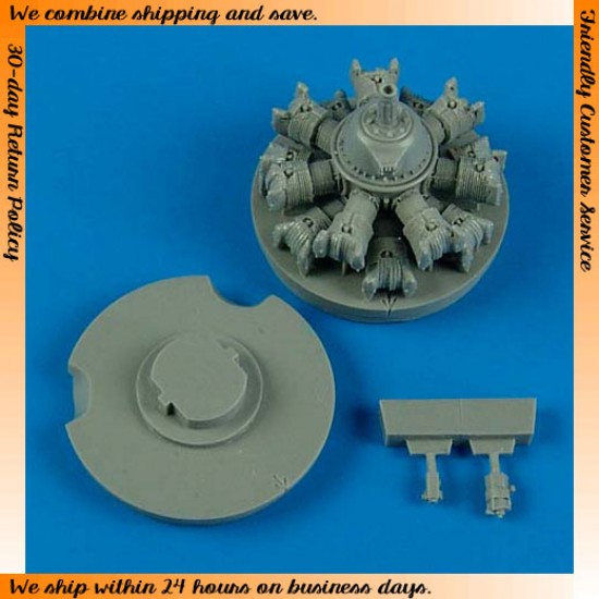 1/48 Grumman TBF/TBM Avenger Engine for Academy /Accurate Miniatures /Italeri