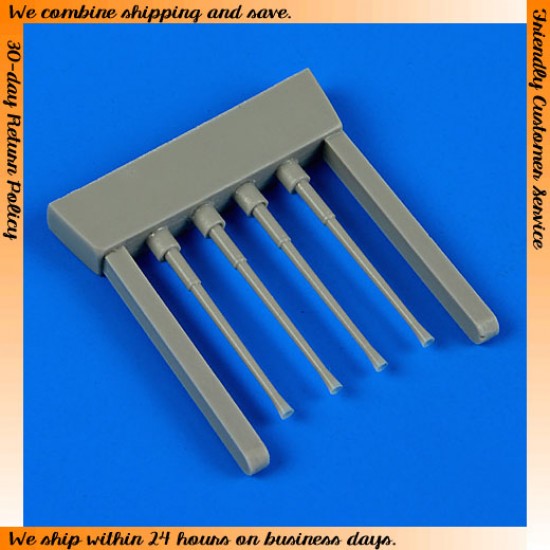 1/48 Kawanishi N1K2-J Shiden-Kai Gun Barrels for Hasegawa kit