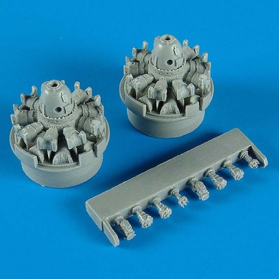 1/72 Northrop P-61A 'Black Widow' Engines for Dragon kits 