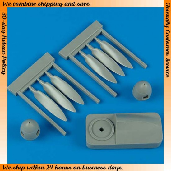 1/72 Junkers Ju 88G-6 VS 11 Wooden Propeller for Hasegawa kits 