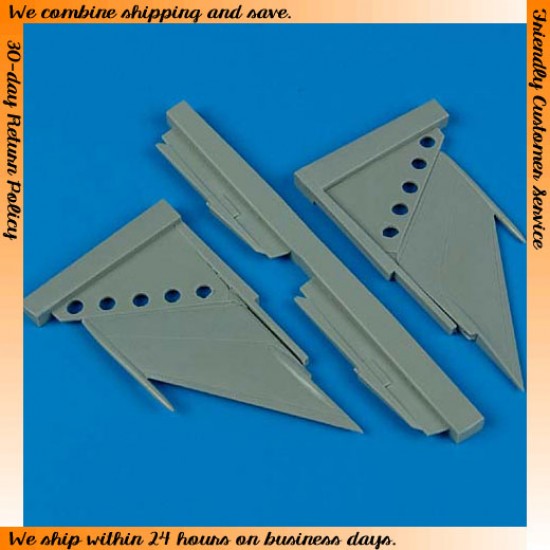 1/72 Mikoyan MiG-21MF/bis/SMT Correct Stabilisers for Fujimi kits 