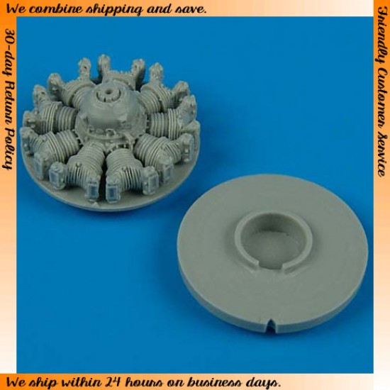 1/72 Douglas SBD Dauntless Engine for Hasegawa kits 