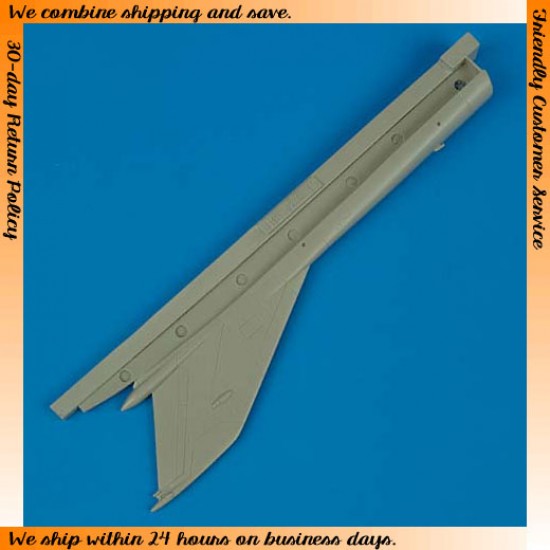 1/72 Mikoyan MiG-21MF Correct Spine and Tail for Trumpeter kits