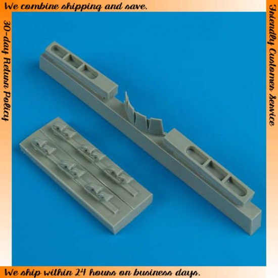 1/72 P-40M/N Warhawks Exhaust & Radiator Flaps for Academy kit