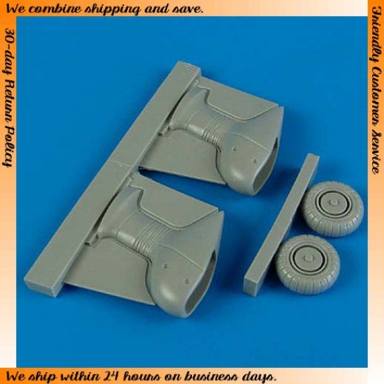 1/72 Junkers Ju-87G Stuka Correct Spatted Undercarriage for Academy kit