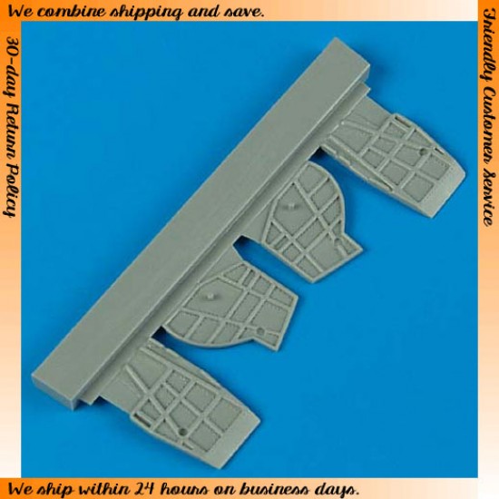 1/72 Curtiss SB2C Helldiver Undercarriage Covers for Academy kits 
