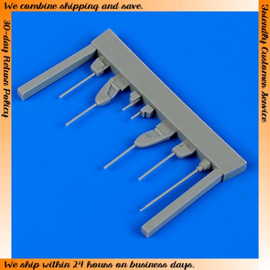 1/72 Ilyushin IL-2 Sturmovik Gun Barrels and Pitot Tube for Tamiya kits 
