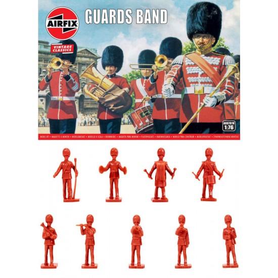 1/76 British Army Coldstream Guards Band Figures Set