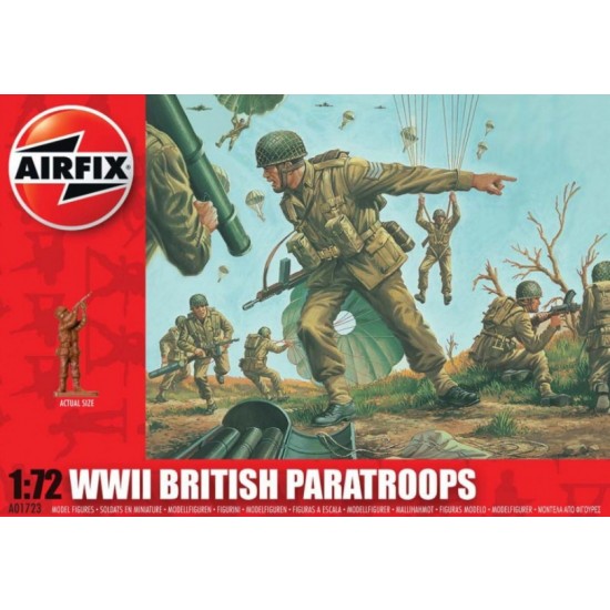 1/72 WWII British Paratroops (41 figures)