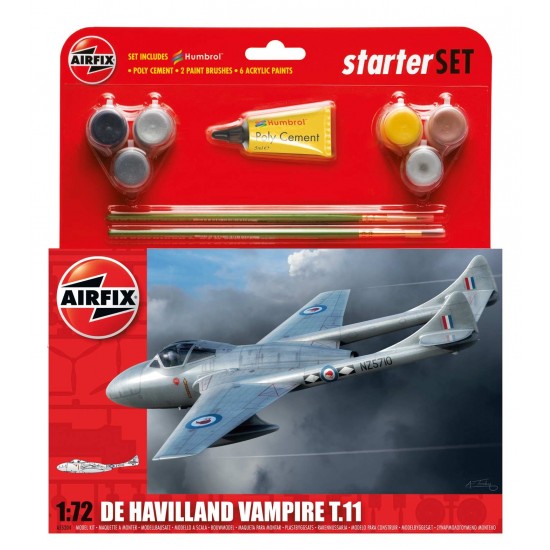 1/72 De Havilland Vampire T11 Gift/Starter Set