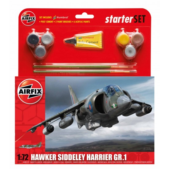 1/72 Hawker Harrier GR1 Gift/Starter Set 