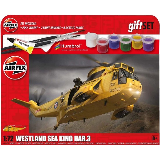 1/72 Gift Set - Westland Sea King HAR.3 (kit, paints, glues, brushes)